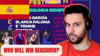 WHO WILL WIN BENIDORM 2023? (REACTING 2ND SEMI FINALS)