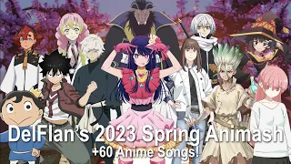 DelFlan's 2023 Spring Animash (+60 Anime Songs!) (400 SUBS!)