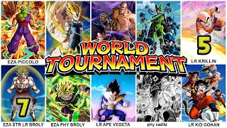 Dragon Ball Z Dokkan Battle: Comparing all AOE World Tournament units!