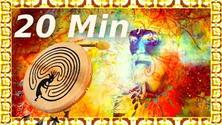 🥁 SHAMANIC DRUM TRIP 20 minutes✨ Spiritual Healing Trance with Call Back