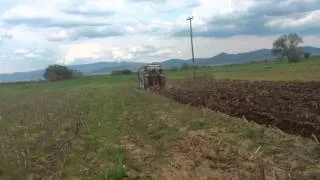 Fiat 90 90 tractor and kverneland 12 (greece)