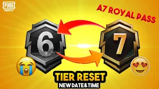 Tier Reset Date and Time | Rp crate opening |New royal pass date confirmed |PUBGM