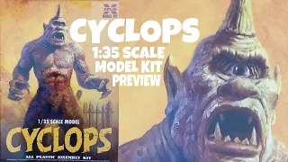 NEW Cyclops model kit preview from X-PLUS. 7th Voyage of Sinbad