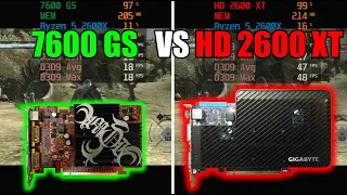 GeForce 7600 GS vs Radeon HD 2600 XT Test In 3 Games (No FPS Drop - Capture Card)