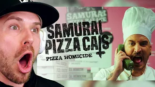 Samurai Pizza Cats - PIZZA HOMICIDE (feat. Nico Sallach of Electric Callboy) (REACTION!!!)