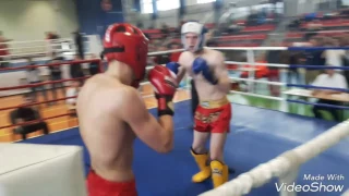 Mikołaj Kopaniszyn vs Karol Mamerski MP low kick  (półfinał  -67kg junior starszy)