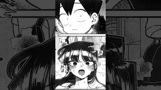 Komi-san se besa con Tadano bajo la lluvia