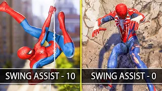 Pro Swinging at Levels 10 vs 0 in Spider Man 2