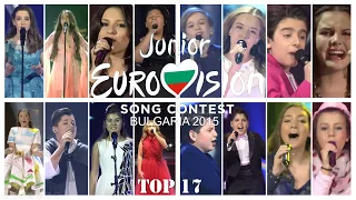Junior Eurovision 2015 Top 17