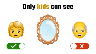 Only Kids Can See Something In This Mirror
