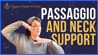 Passaggio and Neck support | Vocal technique
