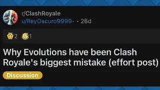 Evolutions were Clash Royale's Biggest Mistake