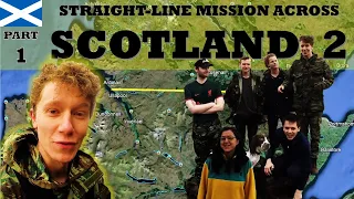 My second attempt to walk across Scotland in a completely straight line - PART 1