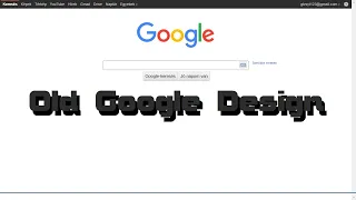 How to get back the old Google design! 2023 [It works except for the dark bar]