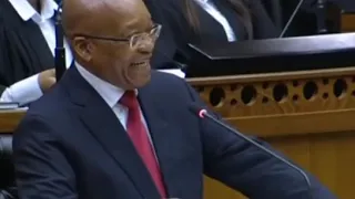 Jacob Zuma and Donal Trump reading numbers