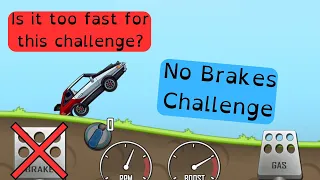 Fast Car No Brakes challenge - Countryside, Hill Climb Racing