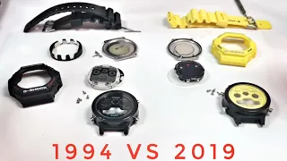 Whats inside both DW-5900 G-Shock watch | Parts swap