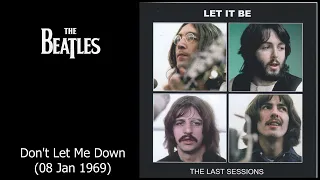 The Beatles - Get Back Sessions - Don't Let Me Down - 08 Jan 1969