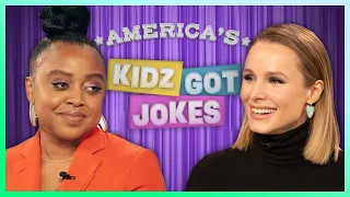 Kristen Bell & Quinta Brunson 'Kids Got Jokes' | Digital Extra