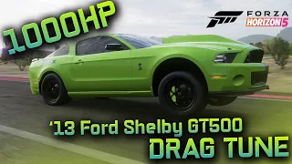 FORZA HORIZON 5 - 1000HP Ford Shelby GT500 Drag Tune