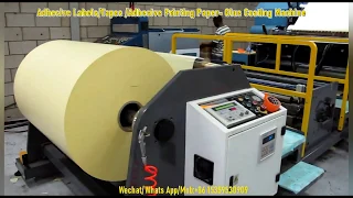 Self Adhesive Labels Stickers Heat Transfer Printing Themal Paper Glue Coating Machine