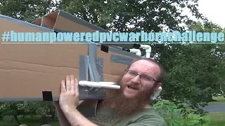 #humanpoweredpvcwarhornchallenge The Cardboard Greathorn