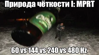 Природа четкости I: 60 vs 144 vs 240 Hz, MPRT, что дадут 240, 480 и даже 1000+Гц мониторы? | ОРВВ 6