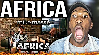 First Time Hearing Africa (acoustic Toto cover) - Mike Masse and JeffHall ( Reaction ) !