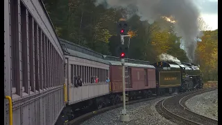 T-1 #2102 STRUGGLES Uphill Into Nesquehoning | Passenger POV | Tons Of Wheelslip!