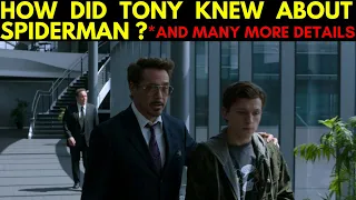 How Tony Knew about Spiderman in MCU ? & many more Details| Captain B2