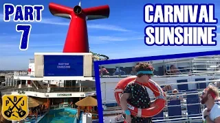 Carnival Sunshine Cruise Vlog 2019 #7 - Throwback Sea Day, Horses, Pongs, Frogs, Gala - ParoDeeJay