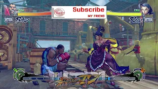 Today...Balrog Vs Rose In Amazing Combat [Ultra Street Fighter IV]