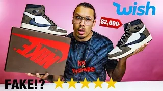 I Bought Most Expensive Travis Scott Sneakers On Wish.com