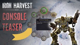 Iron Harvest Console + Gamepad teaser |  RTS game
