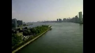 Crossing the Queensboro Bridge from Manhattan into Queens