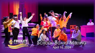 Fridley Public Schools Board Meeting - April 16, 2024