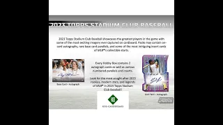 2023 Topps Stadium Club Hobby Full Case Pick Your Team PYT Break #1 - 1/25/24