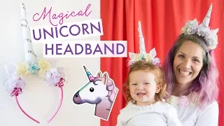 DIY Unicorn Headband Costume 🦄 | BalsaCircle.com