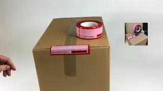 Red Tamper Evident Tape