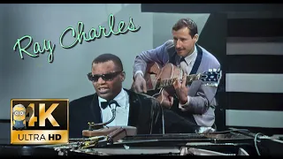 Ray Charles AI 4K Colorized Restored - 😎 What'd I Say 😎 1966