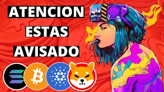 ✅NADIE SE LO ESPERA😱Noticias Criptomonedas Cardano | Solana | Shiba Inu | Bitcoin | Luna | Polygon