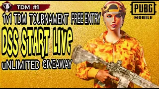 PUBG MOBILE LIVE CUSTOM ROOMS 1VS1 TDM TOURNAMENT  FREE ENTRY UNLIMITED UC GIVEAWAY PUBG MOBILE LIVE