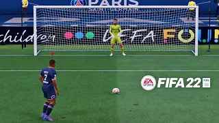 FIFA 22 PS4 | PSG vs Manchester United Penalty Shootout | Ft. Ronaldo Messi Neymar