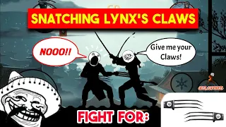 Snatching Lynx's Claws | CSK OFFICIAL | Shadow Fight 2 | Trolling Lynx Returns