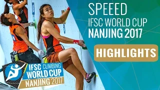 IFSC Climbing World Cup Nanjing 2017 - New Speed World Records