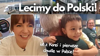 Lecimy na wakacje do Polski! Nasz lot z Korei i pierwsze chwile w Polsce