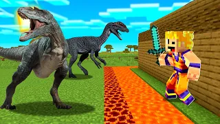 DINOZAURY vs TAJNA BAZA w Minecraft!