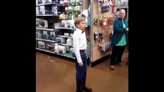Walmart yodelling kid vs kid mcing in Tesco😂