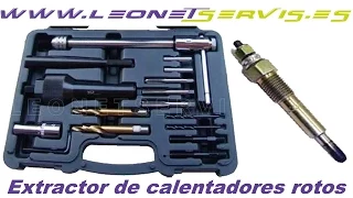 Extractor de calentadores rotos o dañados