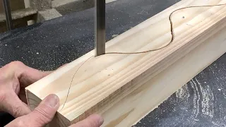 Ingenious Techniques To create Soft Curves On Wood Surface - Beautiful Wooden Table Design Ideas